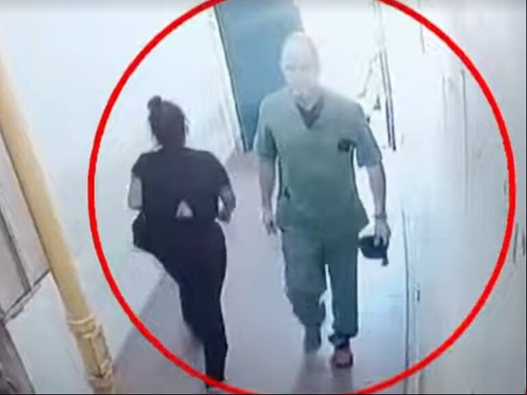El enfermero fue detenido pero a las horas quedó en libertad. (Foto: captura video TN).