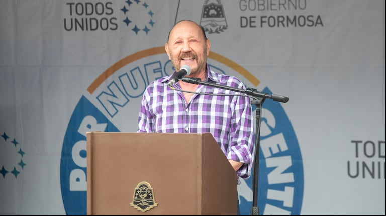 El gobernador de Formosa, Gildo Insfrán, busca cambiar la Constitución de Formosa (Foto: Twitter @insfran_gildo).