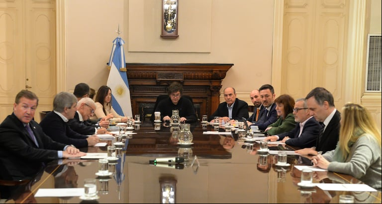 El Gobierno avanza con la privatización de cuatro empresas públicas: busca dividirlas y venderlas en partes (Foto: prensa Presidencia).