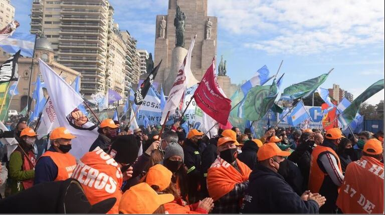 El Gobierno dictó, el pasado lunes 12, la conciliación obligatoria por el paro de aceiteros que frena las exportaciones del agro. (Foto: Granata Sebastián/Télam)