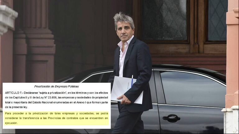 El Gobierno incluyó un artículo en Bases para poder transferir obra pública nacional a las provincias (Foto: Reuters).