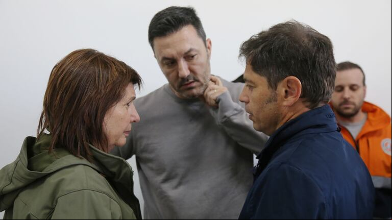 El Gobierno se puso en o con la Provincia y Bullrich viaja a la zona más afectada por el temporal (Foto: Gobierno de PBA).