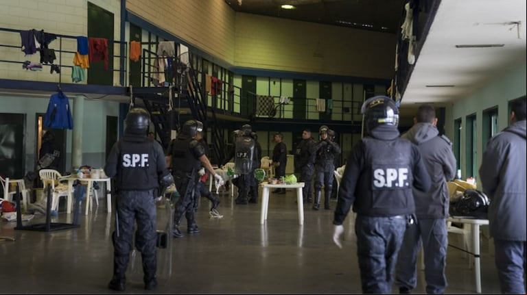 El interior del penal de Marcos Paz. (Foto: Fiscales)