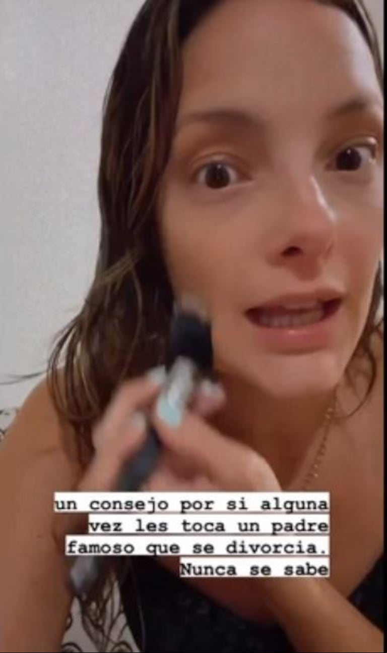 El irónico mensaje de la hija de Nito Artaza: “Por si alguna vez les toca un padre famoso que se separa”. (Foto: Instagram /la.pipistrella /ceciliamilone)