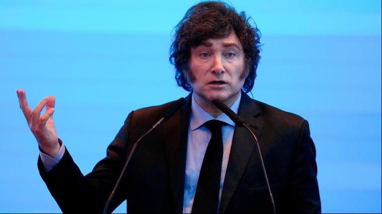El libertario se pronunció en declaraciones radiales. (Foto: AP)