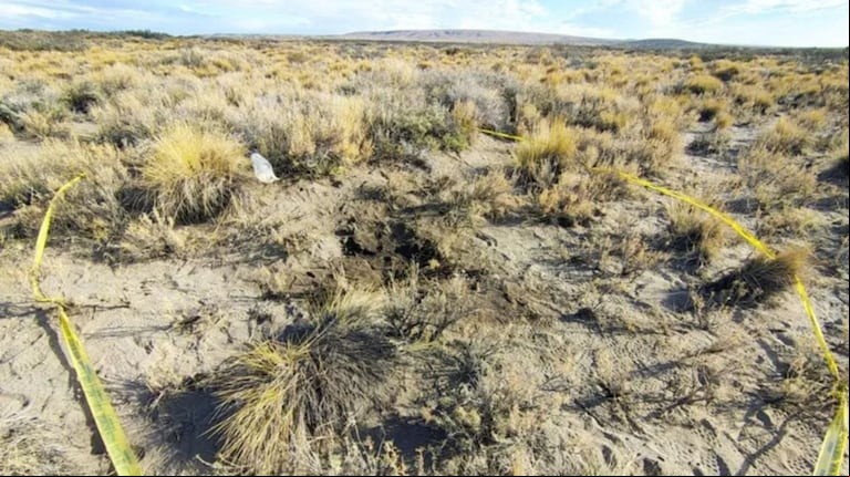 El lugar donde encontraron el cuerpo. (Foto: gentileza LM Neuquén)