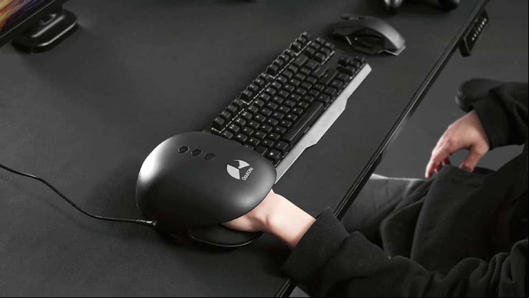 El masajeador de manos para gamers tiene tres niveles de intensidad y diferentes modos para los movimientos.