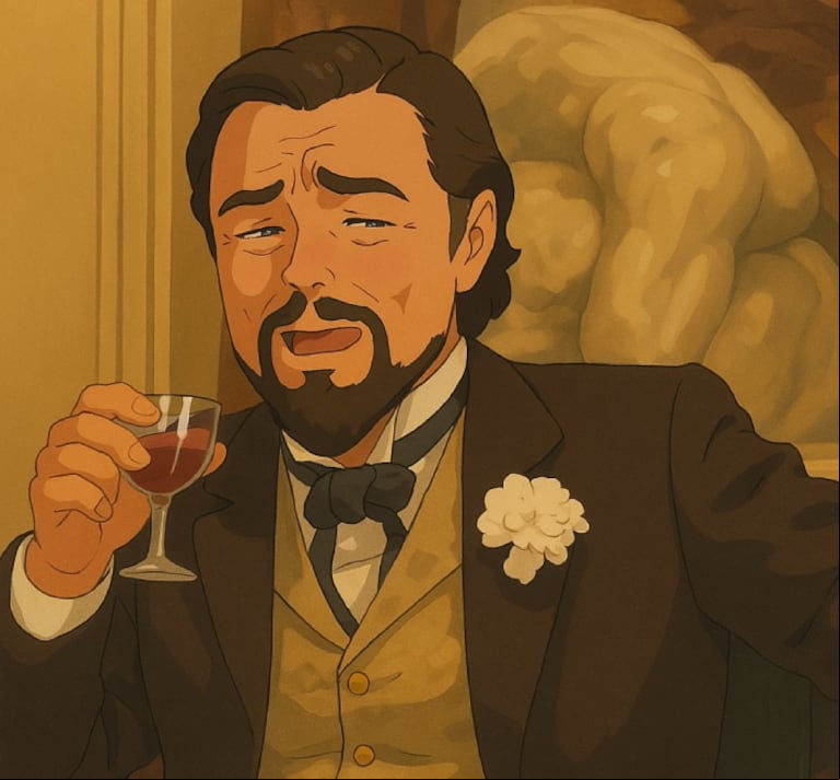 El meme de DiCaprio. (Imagen: X/@BrianMo).