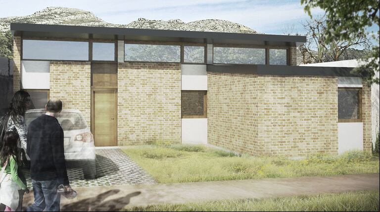 El Modelo Bicentenaria de Casa Propia de Procrear. (Foto: Procrear).