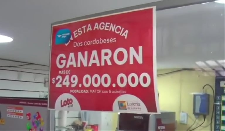 El monto del pozo era de $500 millones y como hubo dos ganadores, cada uno se llevará $250 millones. (Foto: captura eltrece)