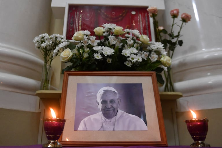 El papa murió este lunes tras 12 años de papado. (Foto: Olga MALTSEVA / AFP)