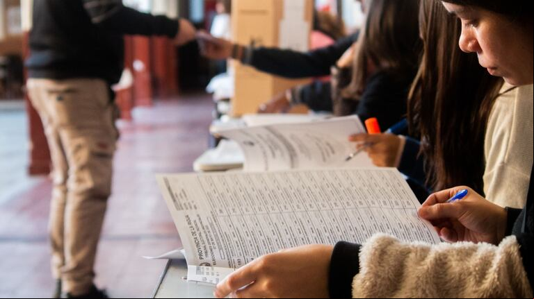 El paso a paso de cómo votar en la Ciudad de Buenos Aires. (Foto: Télam)
