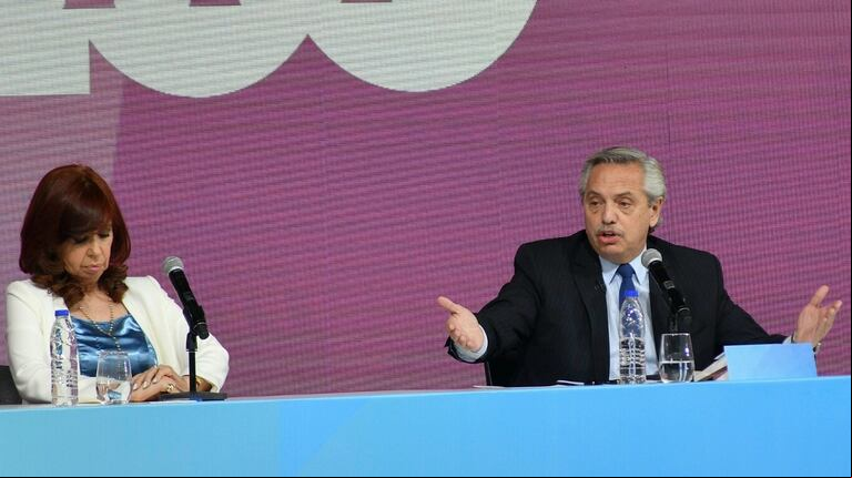 El Presidente busca tener un tono moderado que lo aleje de las viejas internas. (Foto: NA - Juan Vargas).