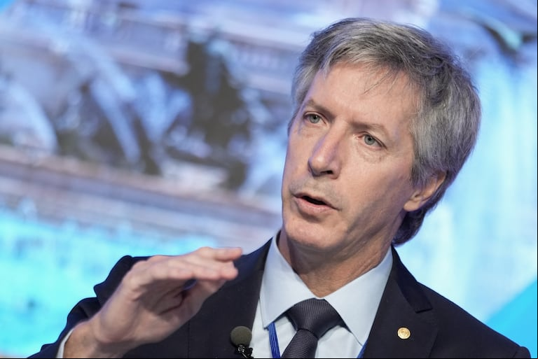 El presidente del Banco Central (BCRA), Santiago Bausili. (Foto: Oliver Contreras / AFP).