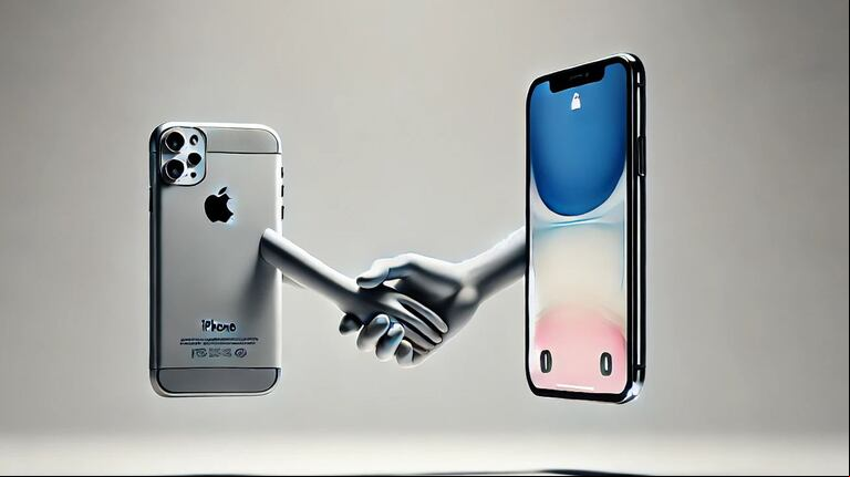 El primer iPhone debutó en el mercado hace 17 años. (Foto: DALL-E)