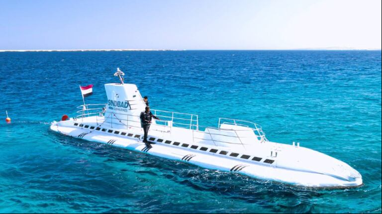 El submarino Sindbad se hundió este miércoles en el Mar Rojo. (Foto: Submarines Sindbad)
