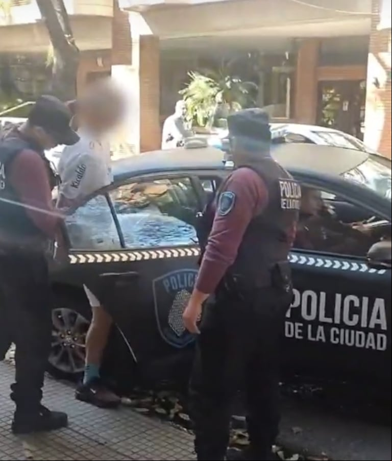 "El Tarántula" cayó en Palermo, tras intentar asaltar un local de ropa. (Foto: Policía de la Ciudad).