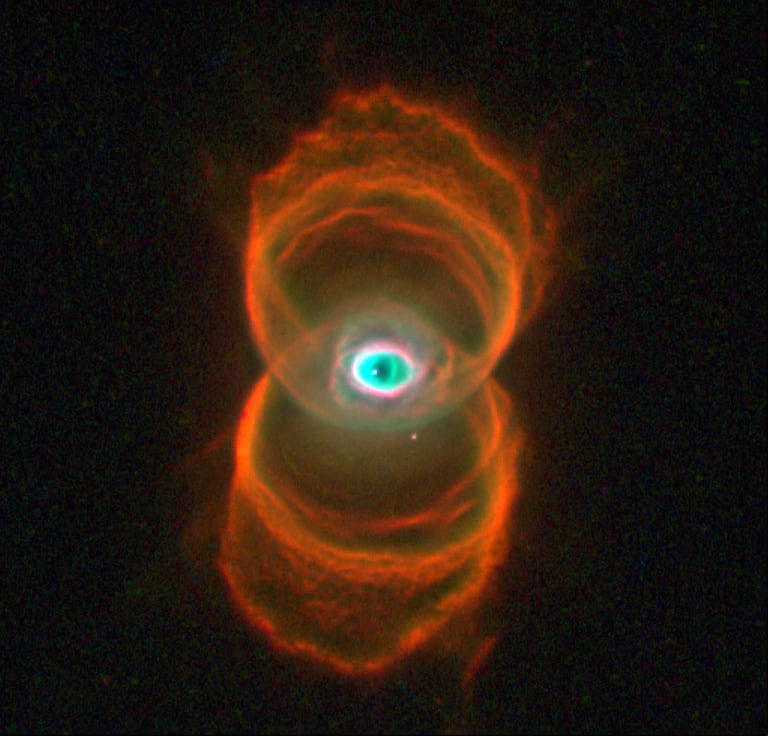 El telescopio espacial Hubble consiguió una inédita y espectacular vista del Ojo del universo. (Foto: NASA/Hubble)
