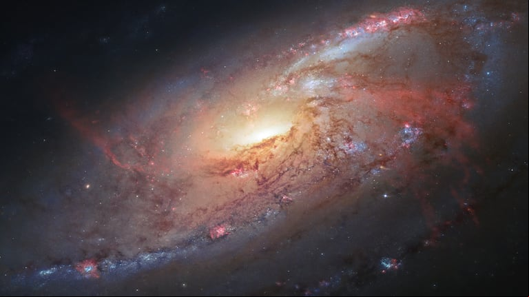 El telescopio espacial Hubble cumplió 35 años. (Foto: ESA/NASA/Hubble.org).