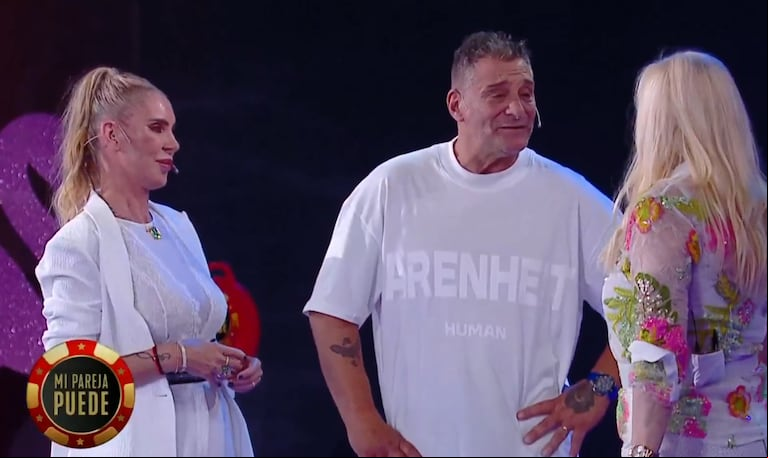 El Turco garcía y su esposa participaron de "Mi pareja puede", uno de los nuevos juegos del programa de Susana Giménez. (Foto: Captura Telefe)