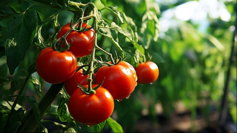 El uso de especies adecuadas junto a las tomateras promueve cosechas saludables durante la temporada de siembra. (Foto: Freepik)