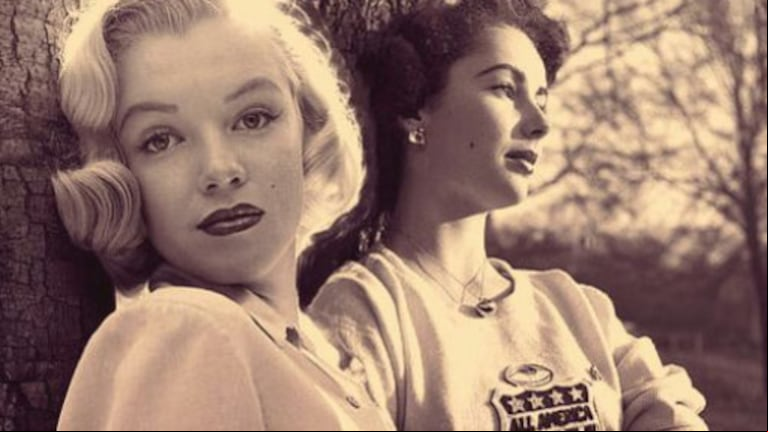 Elizabeth Taylor y Marilyn Monroe. (Foto: Archivo)