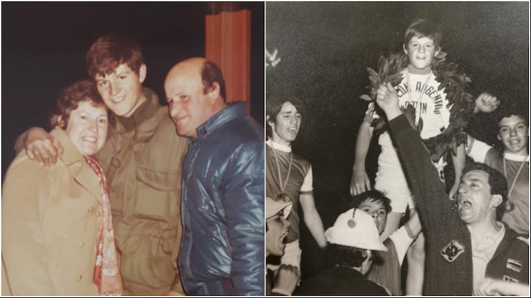 Emilio, antes de irse a la guerra, fue campeón nacional varias veces: la primera en San Juan 1977. (Foto: gentileza de Emilio Alberto Narciande)