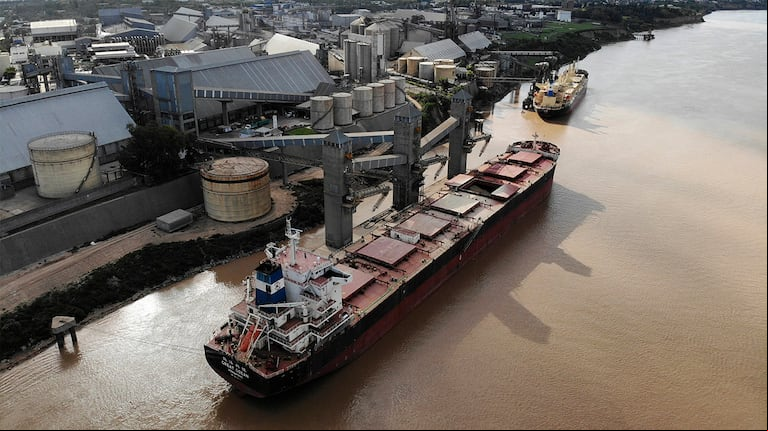 En 2024, las exportaciones argentinas se recuperaron, partcularmente en Santa Fe de la mano de su agroindustria con foco en granos y subproductos. (FOTO:TN)