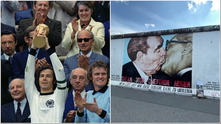 En plena Guerra Fría, Alemania Federal organizó un Mundial y se consagró campeón. (Fotos: AP-Alain Valfré)