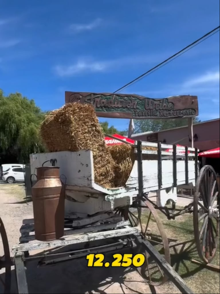 En total, por todo lo que comieron ella y su familia, gastaron 12.250 pesos cada uno (el menú sale $24.500). (Foto: TikTok/@chinitaenviaje)