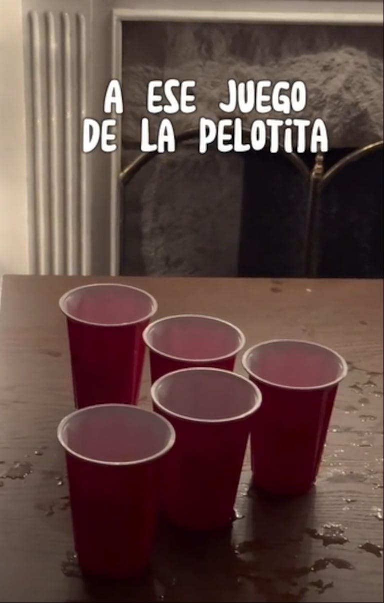  “Encima nadie baila o están hablando o jugando a ese jueguito de los vasos”. (Foto: Tiktok/@laupapalardo)