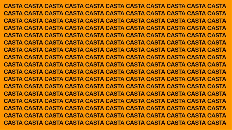 Encontrá la CASPA entre la CASTA. (DS)