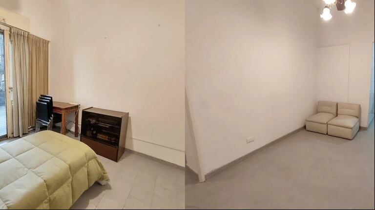 Encontró un departamento en venta en Villa Crespo por US$59.000, pero el lugar de la habitación lo descolocó. (Foto: X/@_Pable- Zonaprop)
