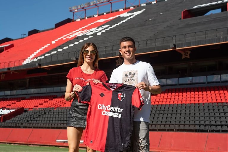 Es la pareja del Colo Ramírez, exdelantero de Newells. (Foto: @antolima09/Instagram)
