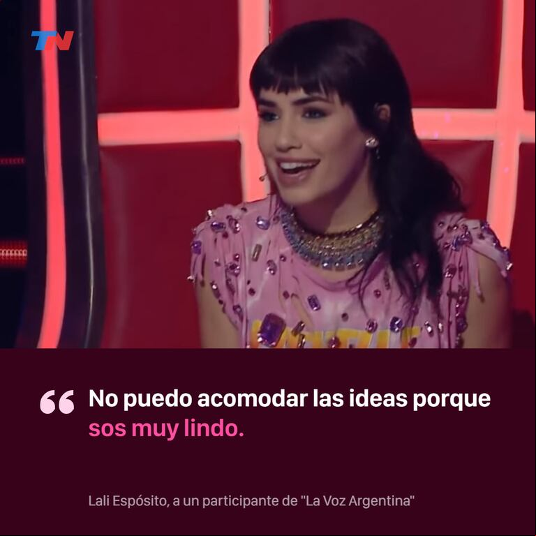 Es mozo, Lali Espósito le dio su número de teléfono en “La Voz” y él decidió escribirle una canción