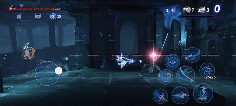 Es posible jugar con botones en pantalla o con mandos externos. (Foto: Captura/Ubisoft)