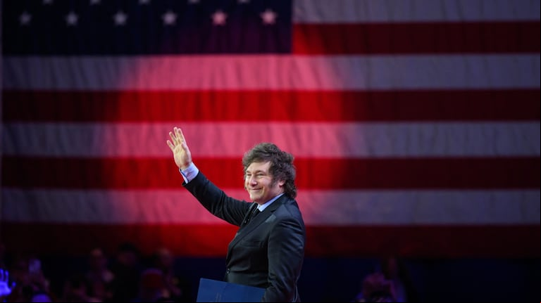 Estados Unidos, el destino más repetido por Milei durante su primer año de gestión. (Foto: AFP)