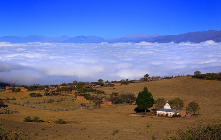 Este mágico pueblito se ubica a 3000 metros de altura.