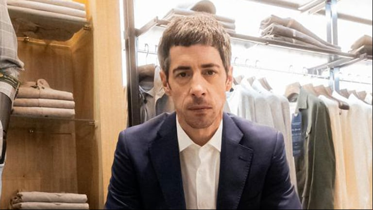 Esteban Lamothe fue presentado como embajador de GNZ González en su nuevo local de Alcorta. (Foto: Due Fashion Agency)