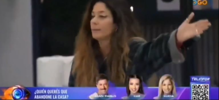 Eugenia Ruiz fue letal contra Santiago Algorta (Foto: captura Telefe).
