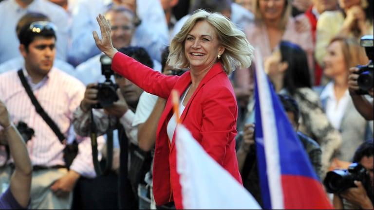 Evelyn Matthei , la candidata presidencial favorita (Foto: AFP)