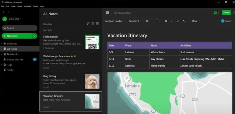 Evernote App