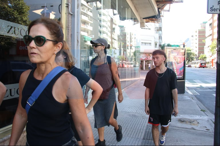 Fausto, el hijo de Alejandra Darín (Foto: Movilpress)