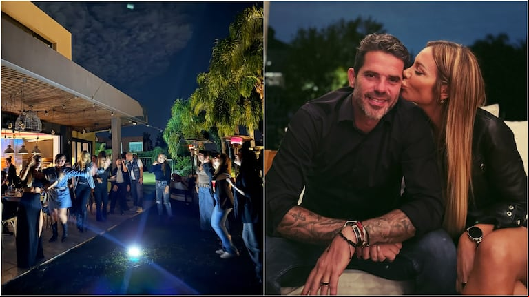 Fernando Gago cumplió 39 años y los festejó junto a su pareja y amigos. (IG Verónica Laffite)