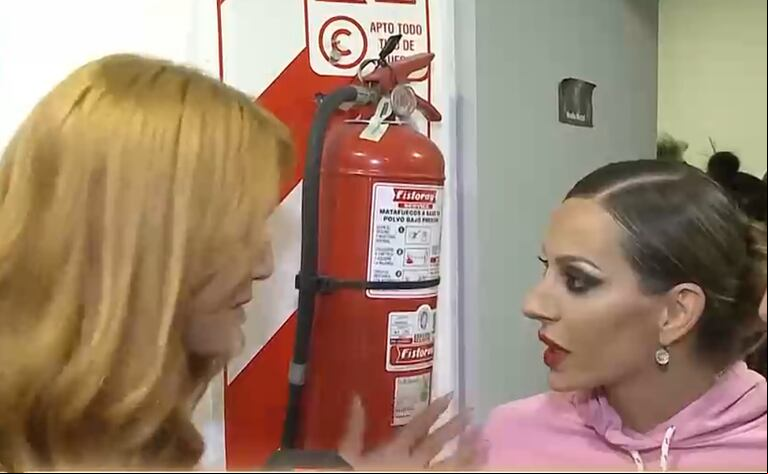 Flor Vigna y Noelia Marzol estuvieron cara a cara y se dijeron de todo. (Foto: Captura América)