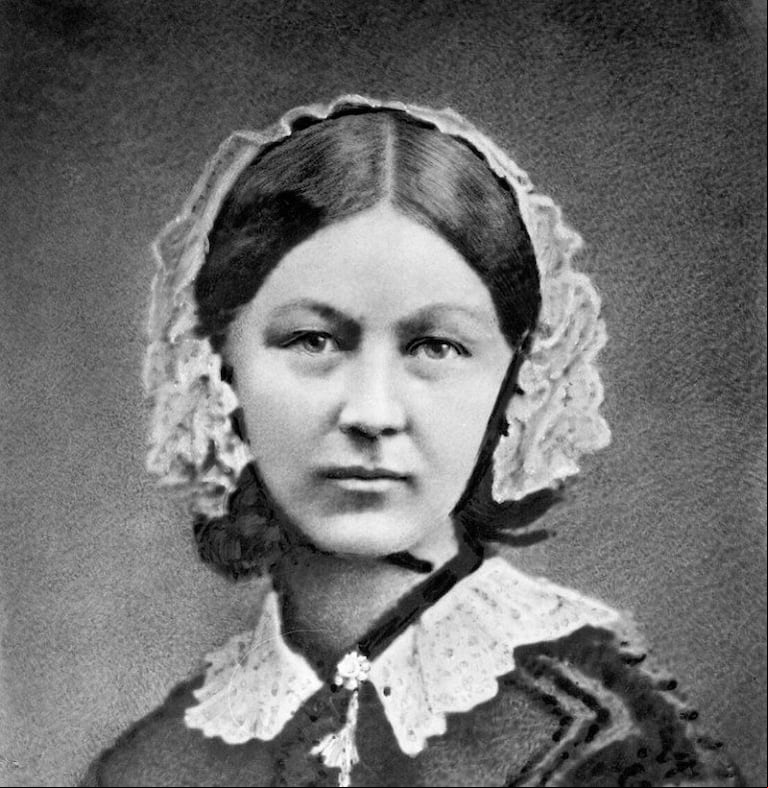Florence Nightingale, pionera de la enfermería moderna.