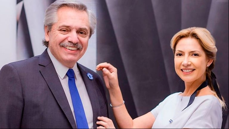 Francisco es el primer hijo de la pareja de Alberto Fernández y Fabiola Yáñez. Fuente: Presidencia.