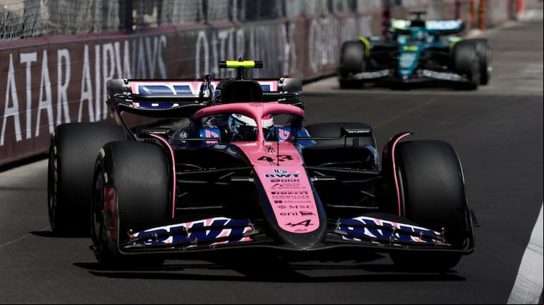 Franco Colapinto, en el circuito de Montecarlo (Foto: REUTERS/Stephanie Lecocq)