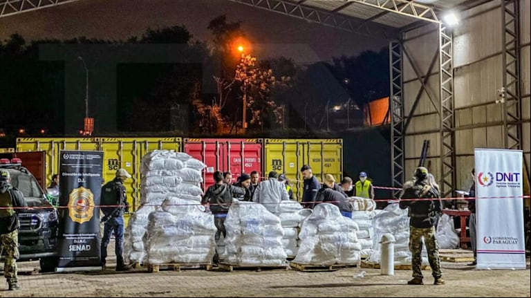 Fuerte golpe al narcotráfico tras el secuestro récord de cocaína en la Hidrovía. (Foto: gentileza El Ciudadano).
