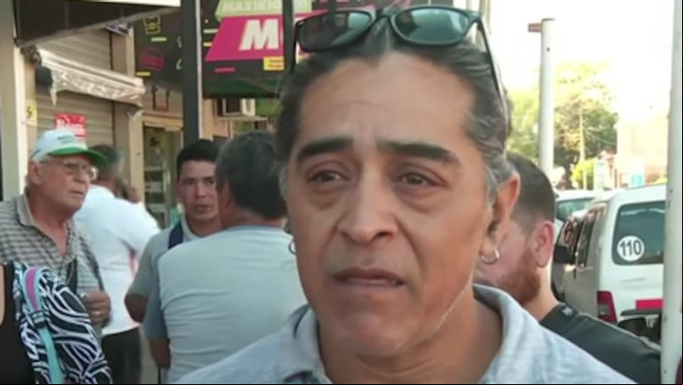 Gabriel es el papá de Sofía, la beba de 11 meses asesinada en la localidad bonaerense de Pablo Nogués (Foto: captura TN).